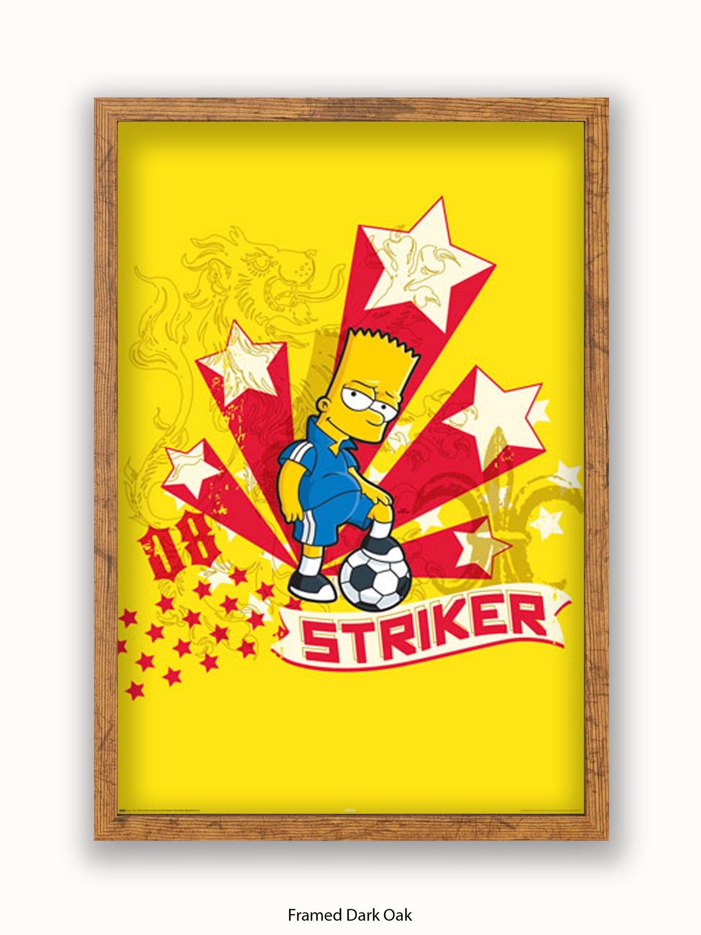 Simpsons  Bart  Striker Poster