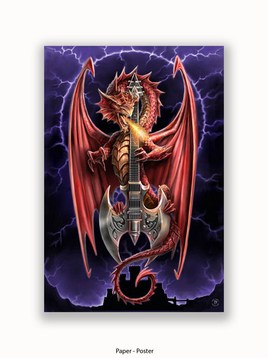 Anne Stokes Power Chord Poster