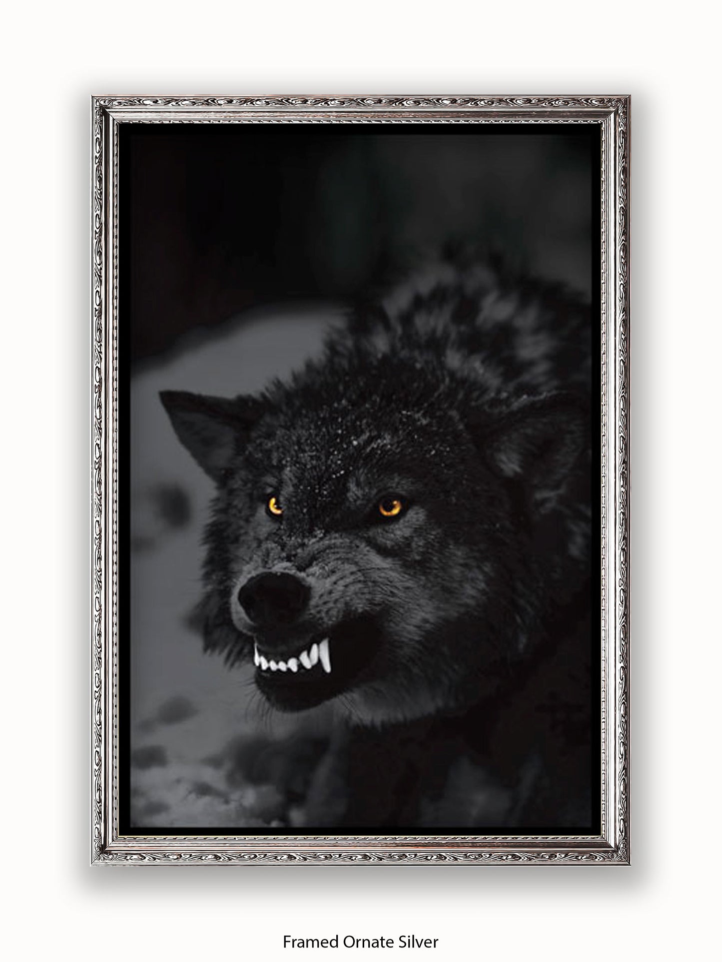 Prowling Wolf Poster