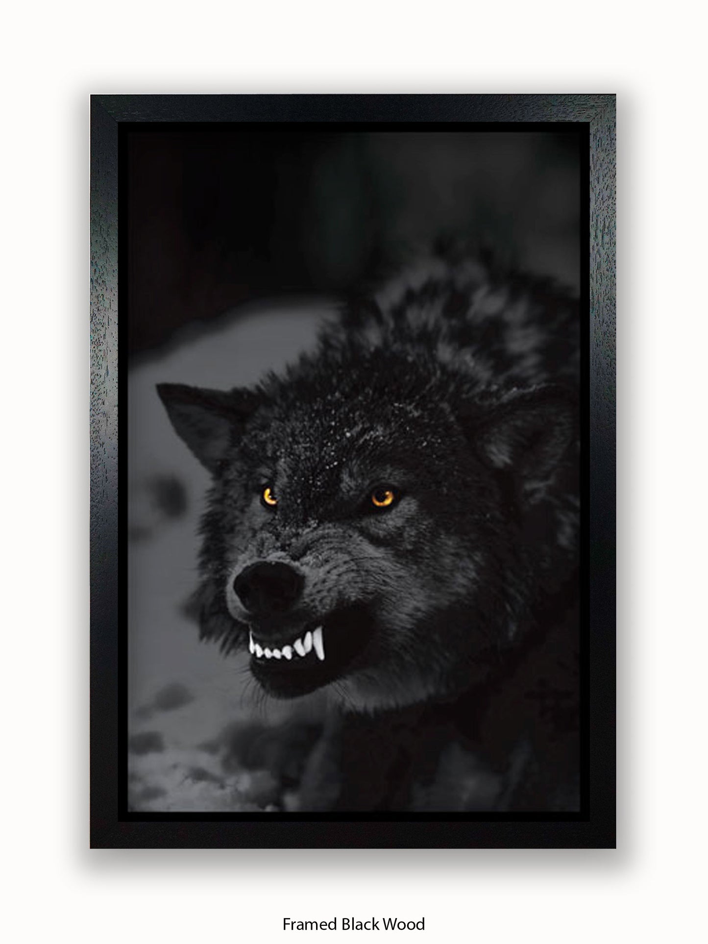 Prowling Wolf Poster