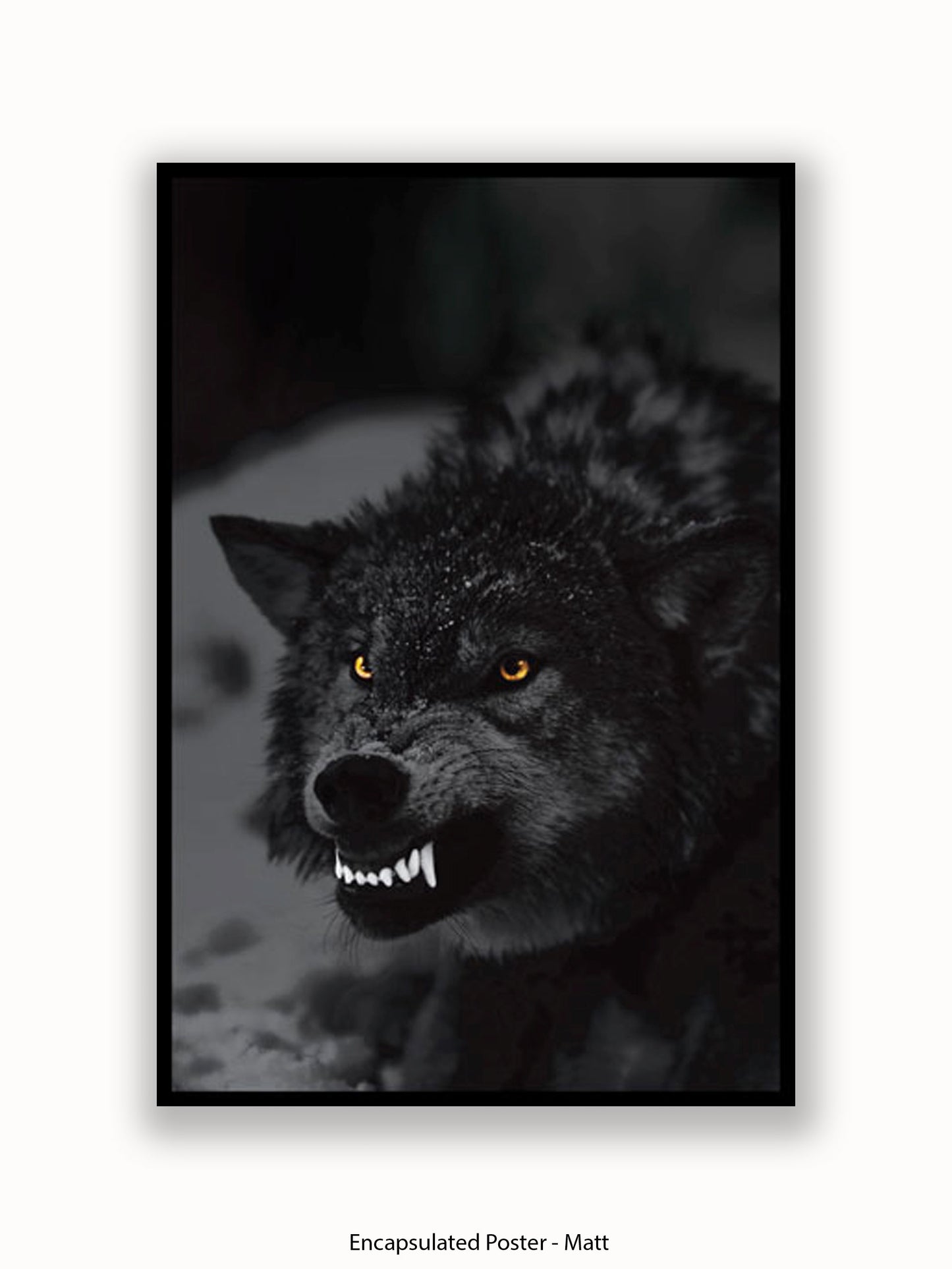 Prowling Wolf Poster