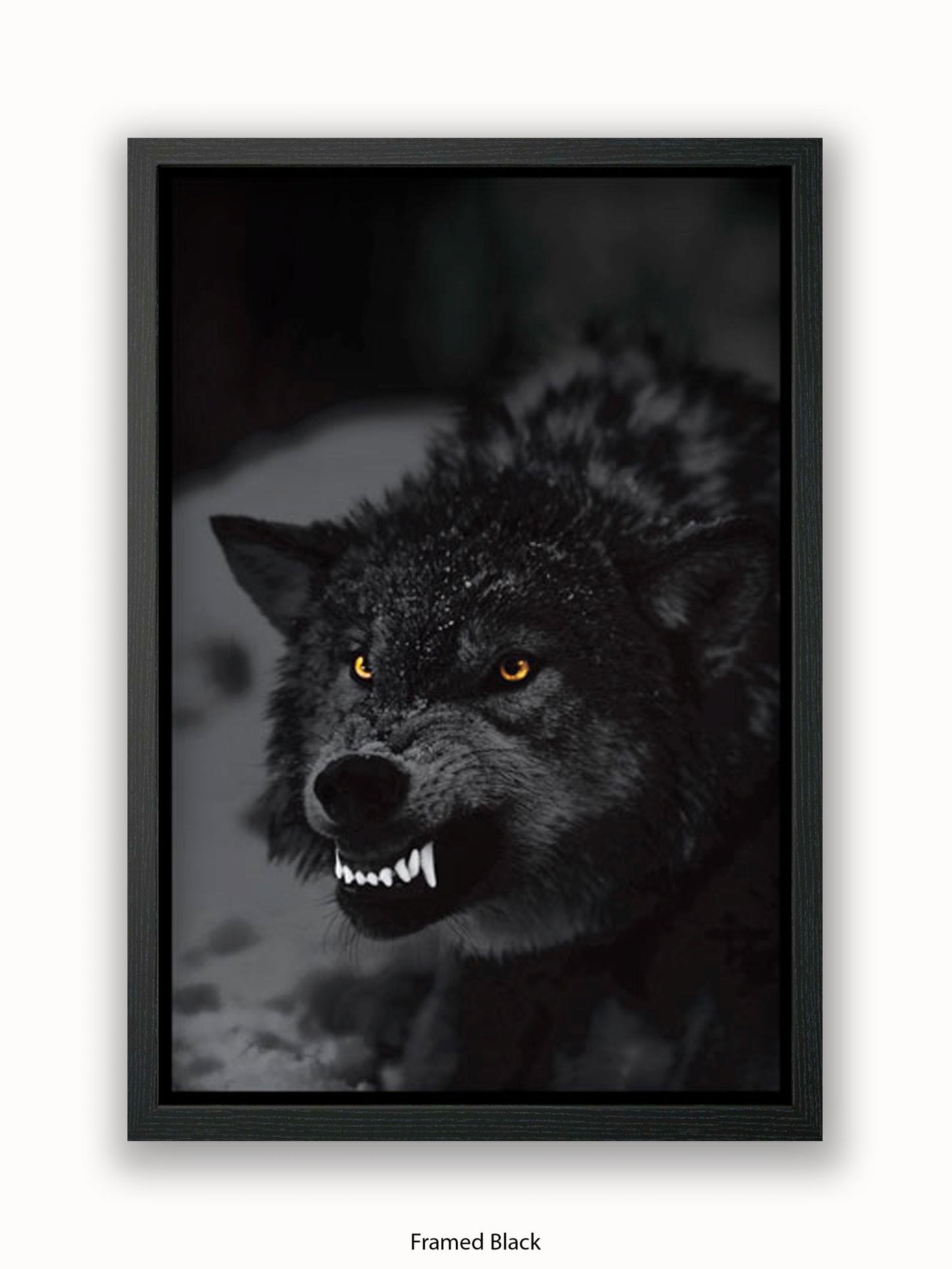 Prowling Wolf Poster