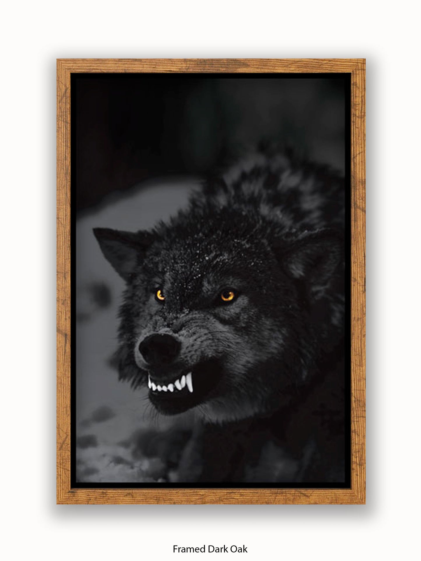Prowling Wolf Poster