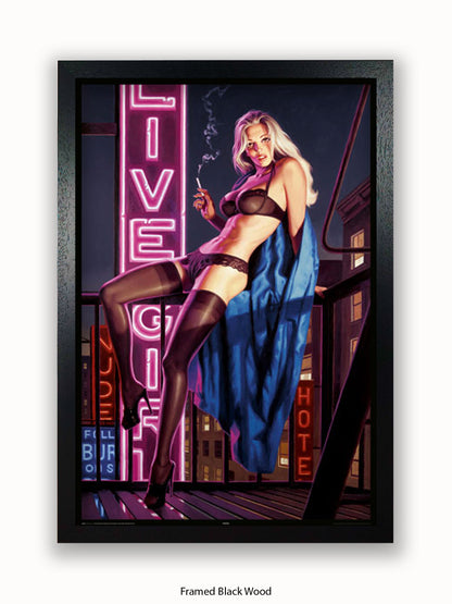 Hildebrandt Live Girls Poster