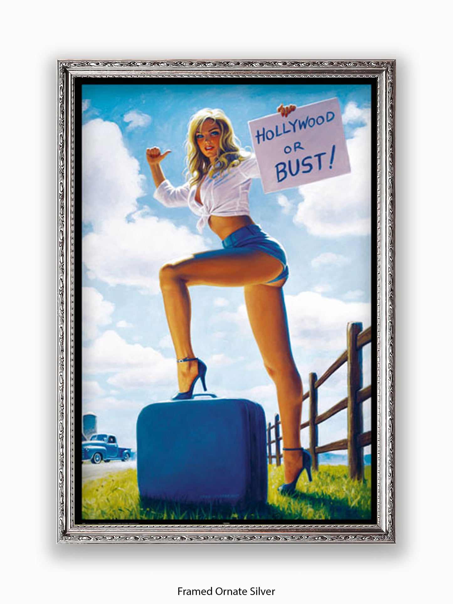 Hildebrandt Hollywood Or Bust Poster