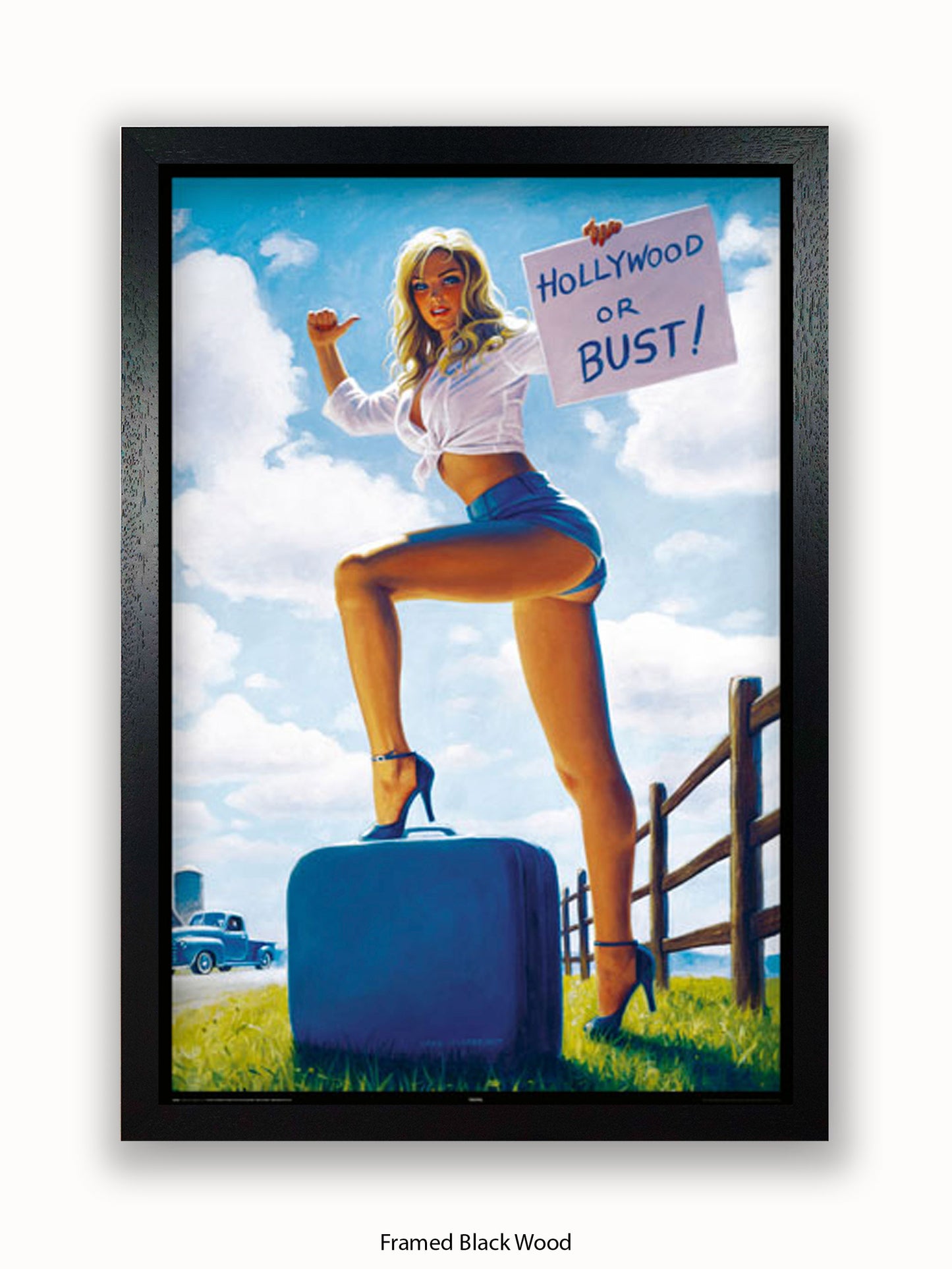 Hildebrandt Hollywood Or Bust Poster
