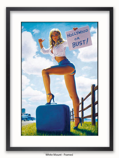 Hildebrandt Hollywood Or Bust Poster