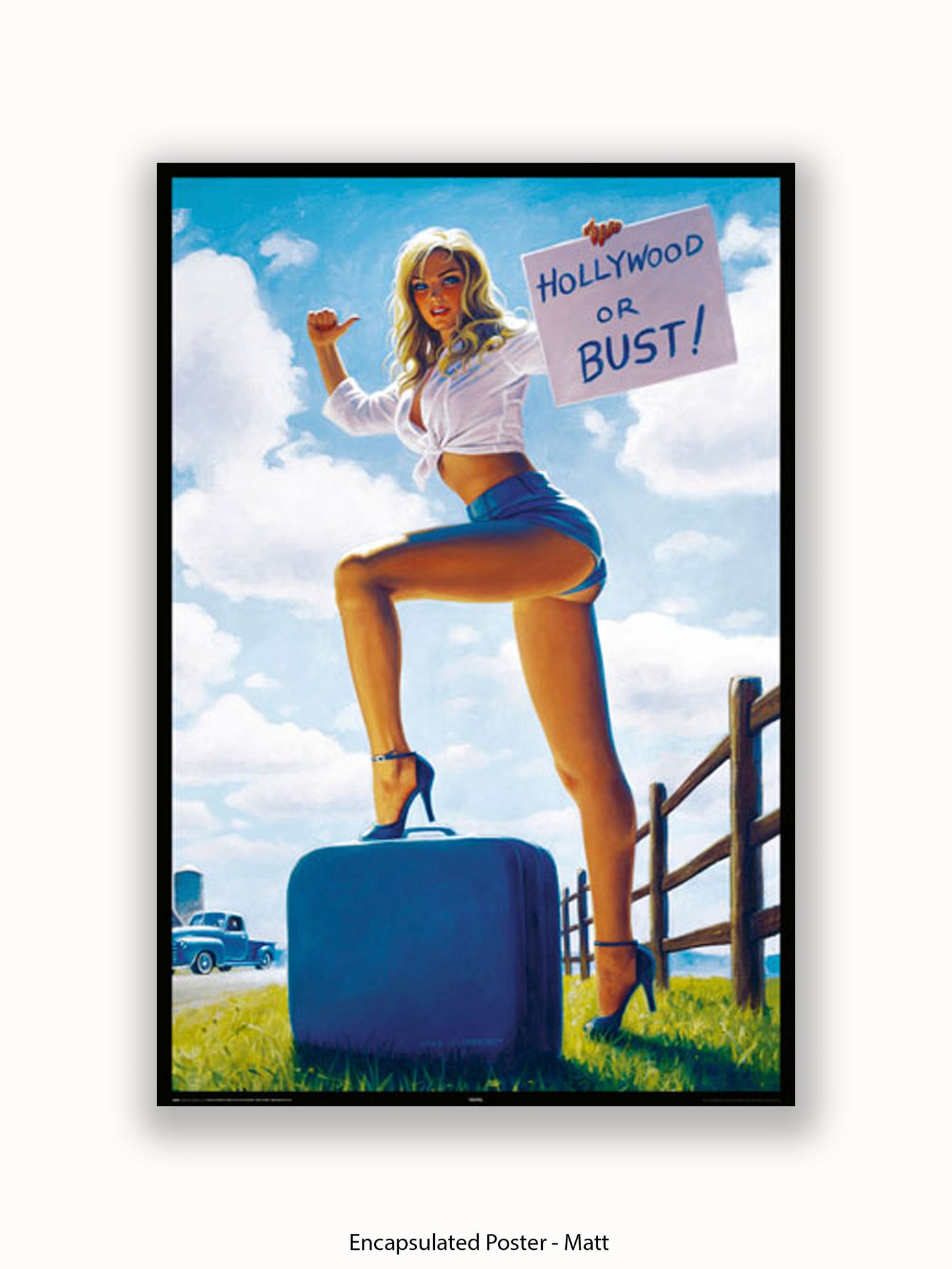 Hildebrandt Hollywood Or Bust Poster
