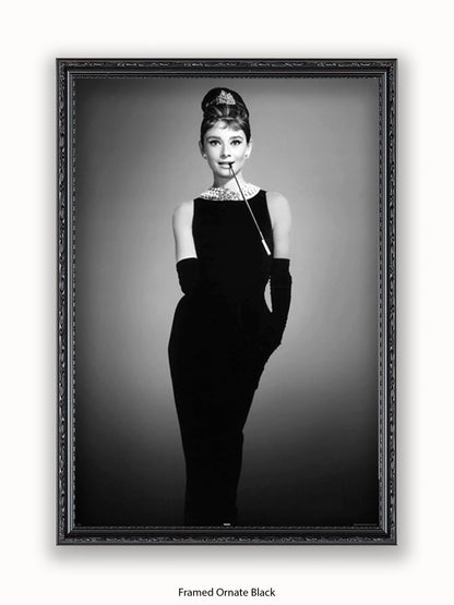 Audrey Hepburn Breakfast At Tiffany's Little Black Dress Poster