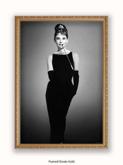 Audrey Hepburn Breakfast At Tiffany's Little Black Dress Poster