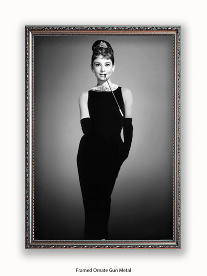 Audrey Hepburn Breakfast At Tiffany's Little Black Dress Poster