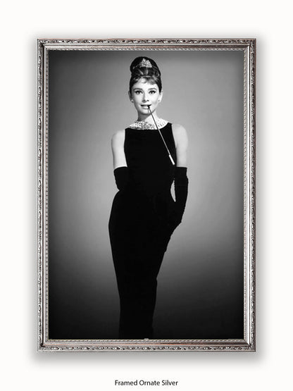 Audrey Hepburn Breakfast At Tiffany's Little Black Dress Poster