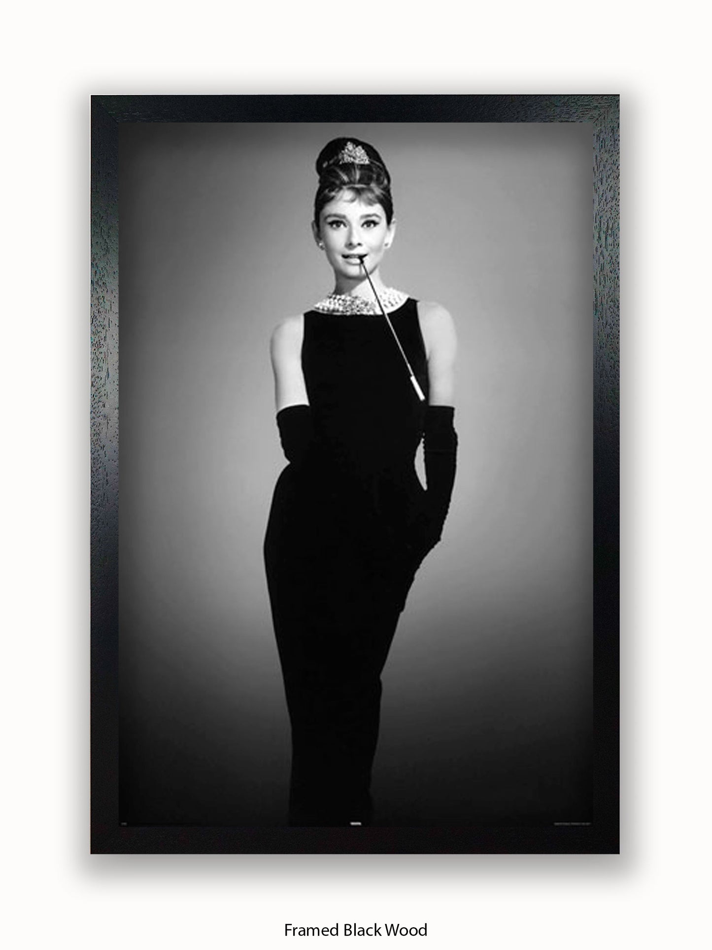 Audrey Hepburn Breakfast At Tiffany's Little Black Dress Poster
