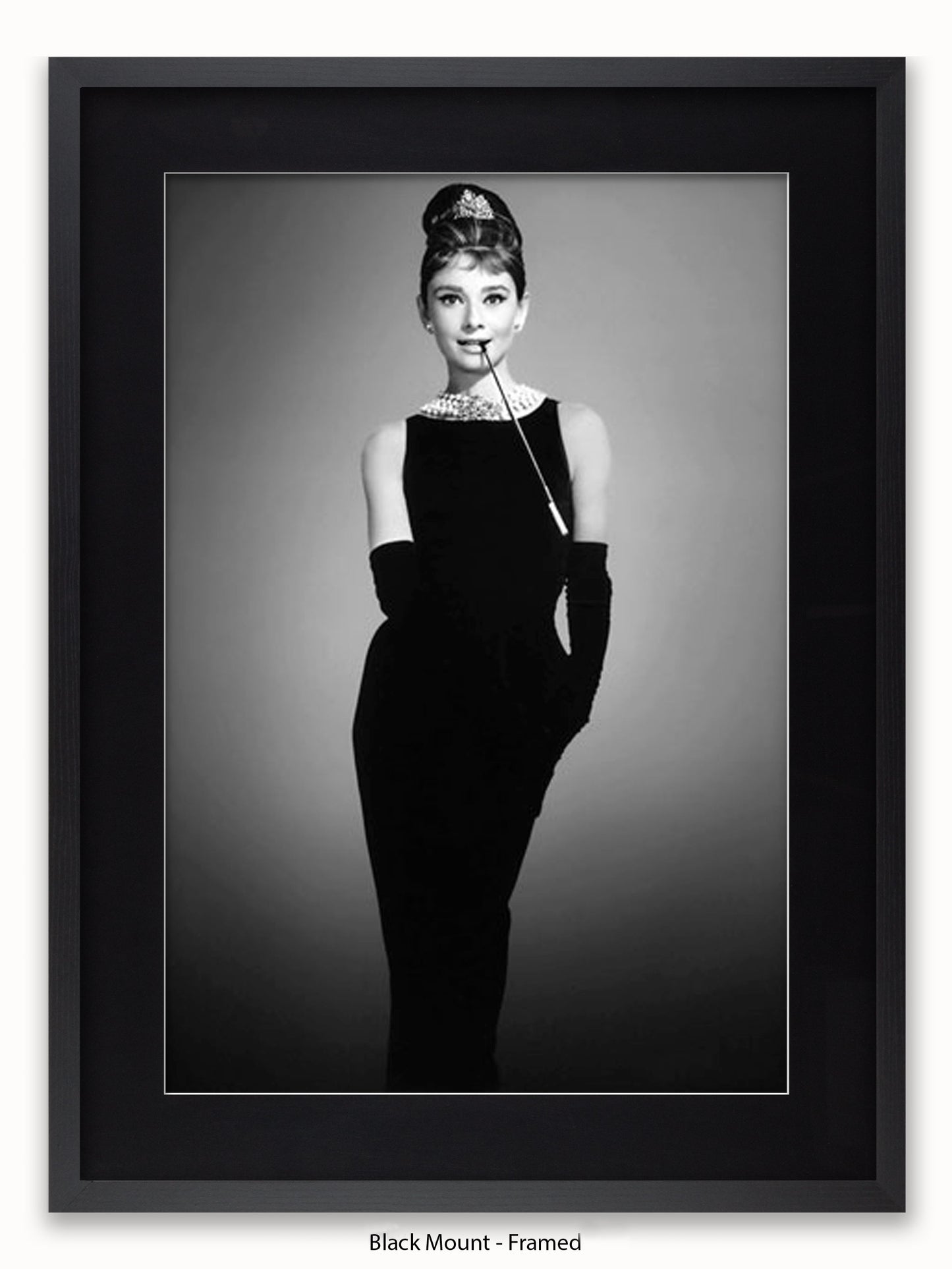 Audrey Hepburn Breakfast At Tiffany's Little Black Dress Poster