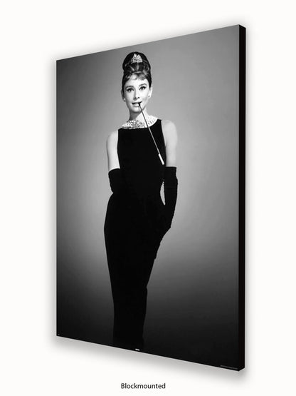 Audrey Hepburn Breakfast At Tiffany's Little Black Dress Poster