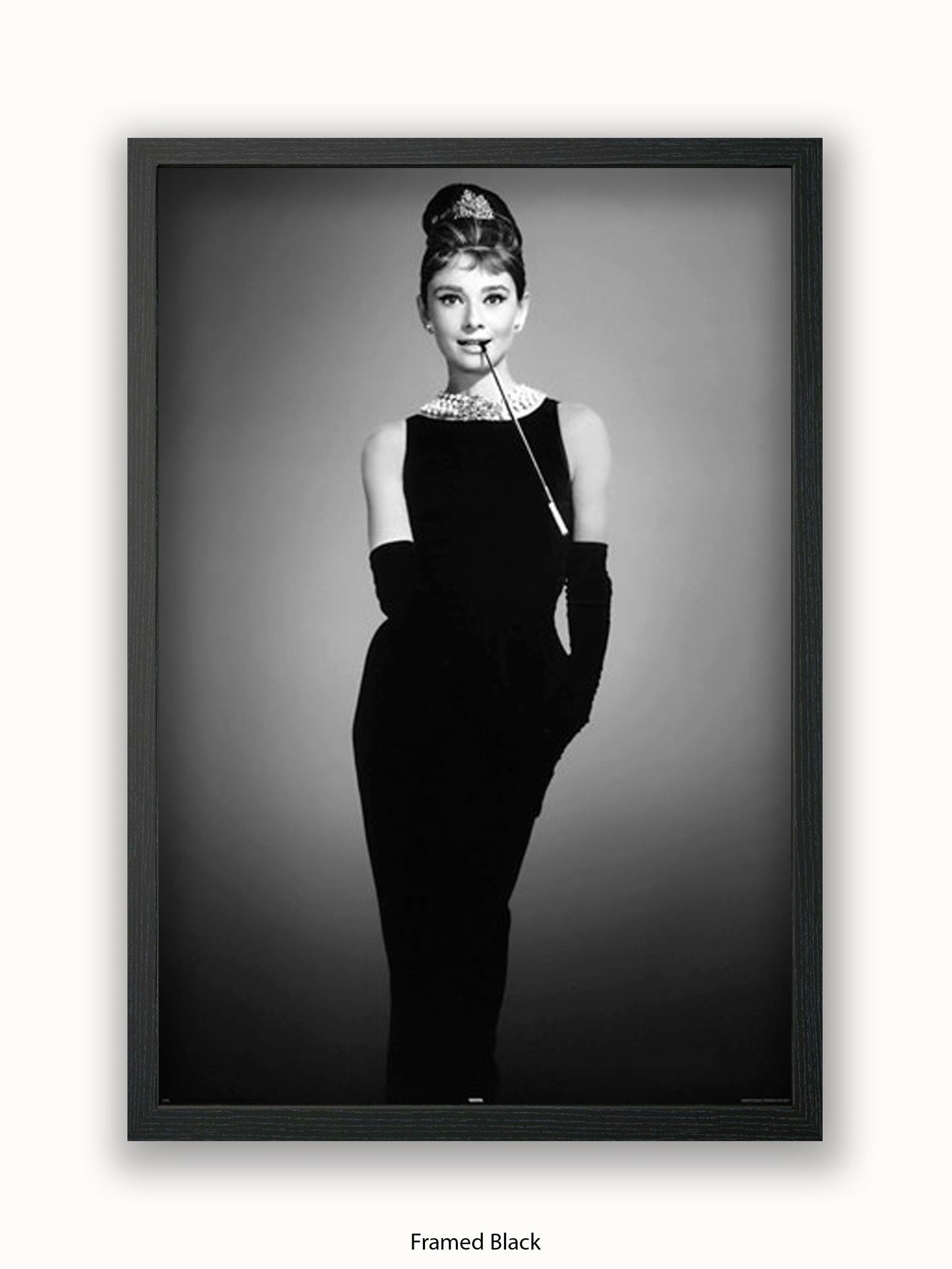 Audrey Hepburn Breakfast At Tiffany's Little Black Dress Poster