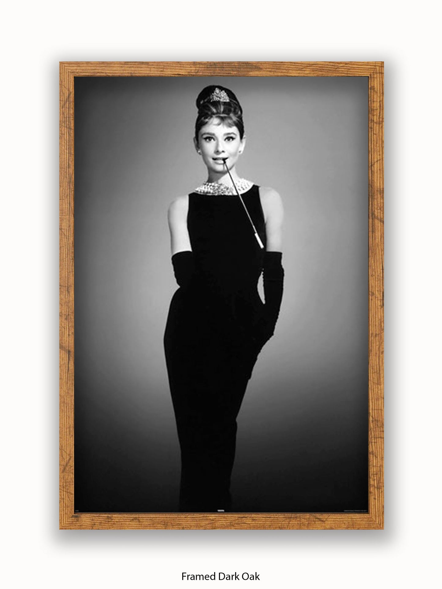 Audrey Hepburn Breakfast At Tiffany's Little Black Dress Poster