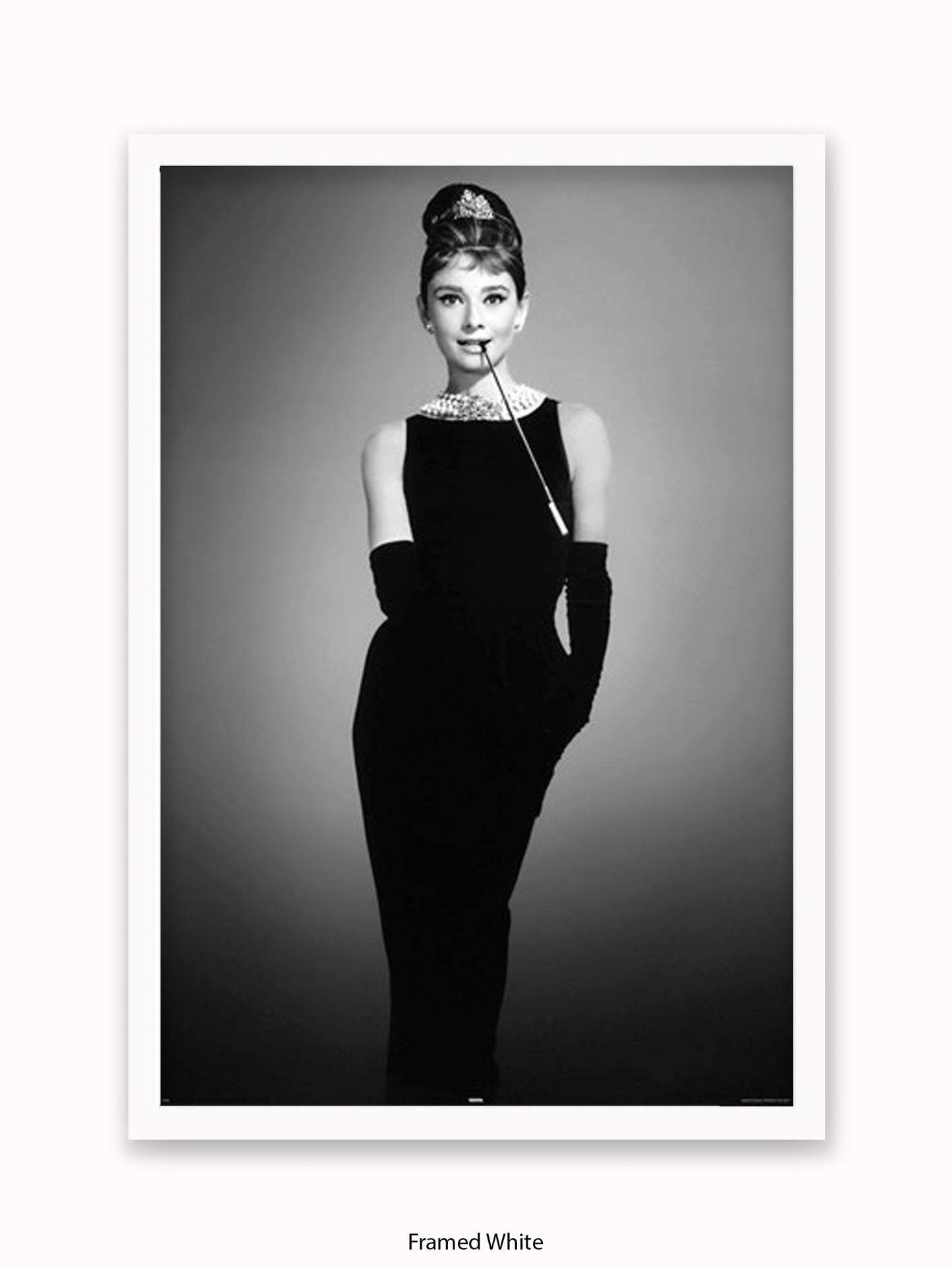 Audrey Hepburn Breakfast At Tiffany's Little Black Dress Poster
