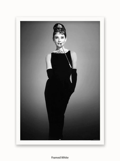 Audrey Hepburn Breakfast At Tiffany's Little Black Dress Poster