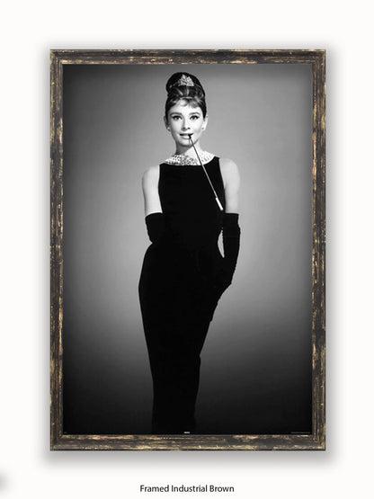 Audrey Hepburn Breakfast At Tiffany's Little Black Dress Poster