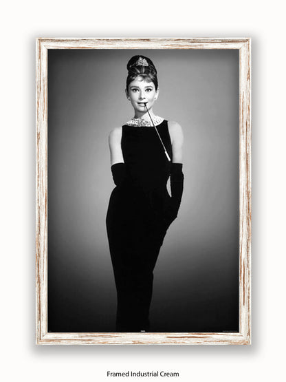 Audrey Hepburn Breakfast At Tiffany's Little Black Dress Poster