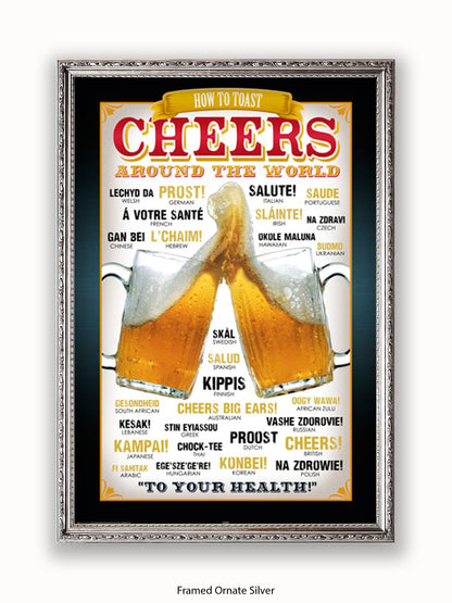 Cheers Around The World Poster