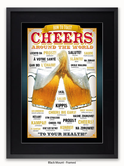 Cheers Around The World Poster