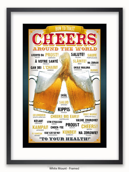Cheers Around The World Poster