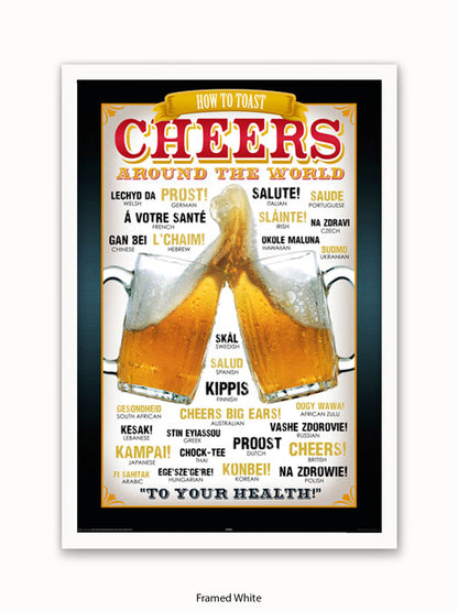Cheers Around The World Poster