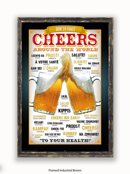 Cheers Around The World Poster