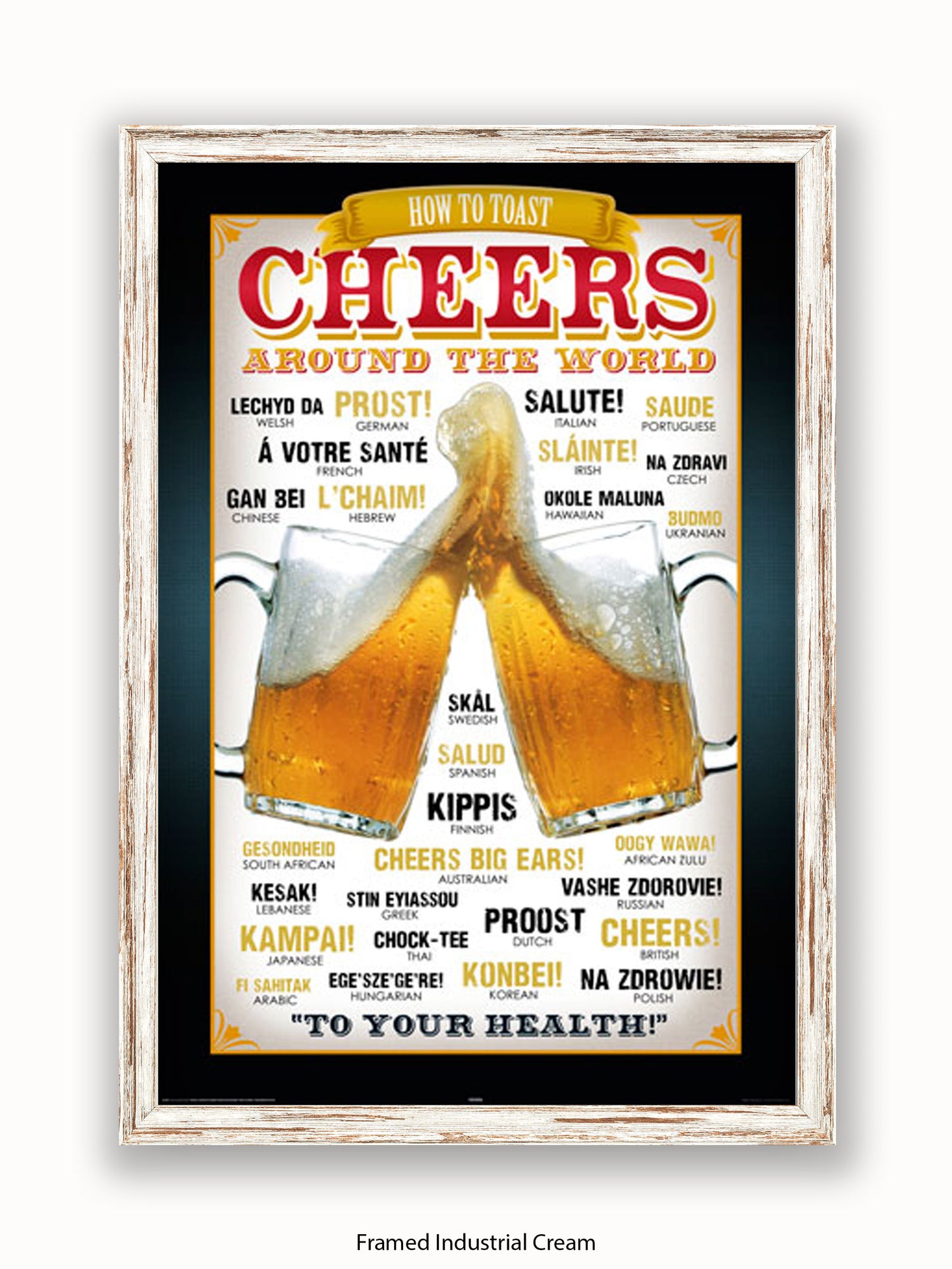 Cheers Around The World Poster