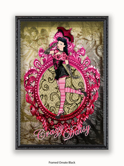 Pin  Up  Crazy  Daisy Poster