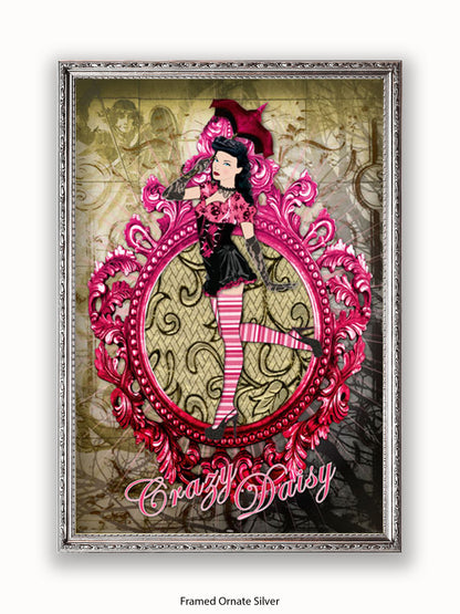 Pin  Up  Crazy  Daisy Poster