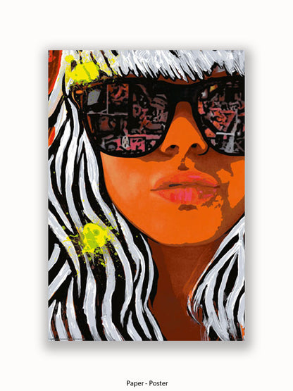Frank E Hollywood Gaga Poster