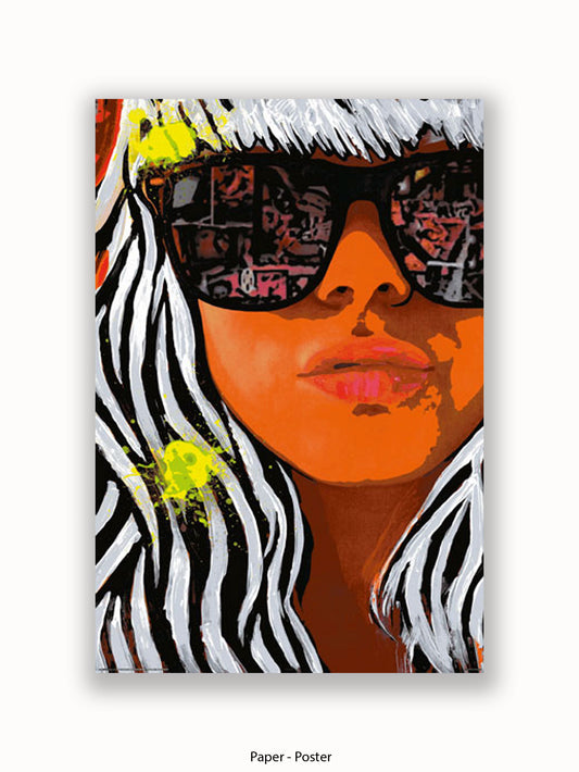 Frank E Hollywood Gaga Poster