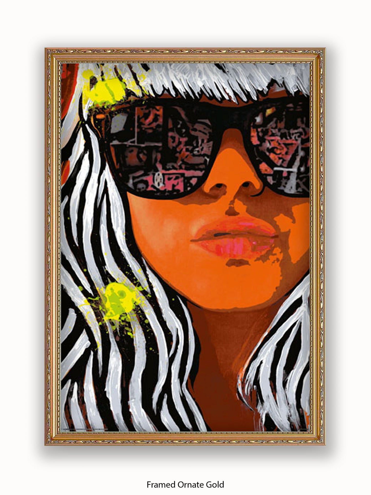 Frank E Hollywood Gaga Poster
