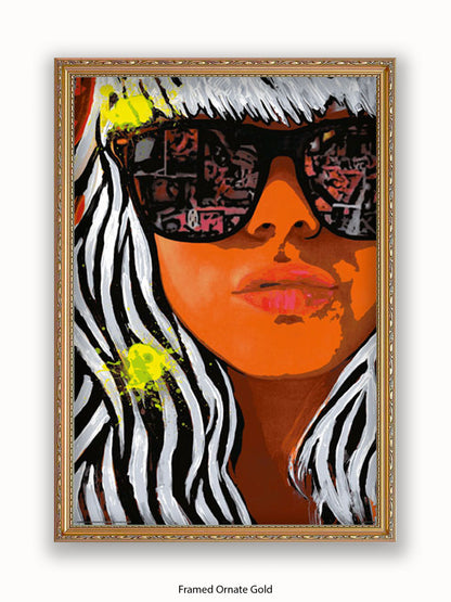 Frank E Hollywood Gaga Poster
