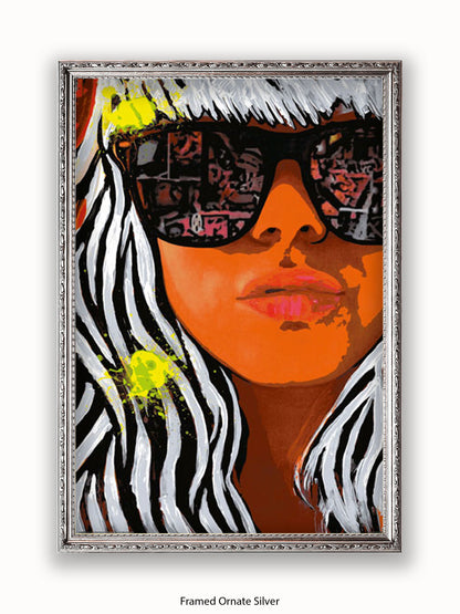 Frank E Hollywood Gaga Poster