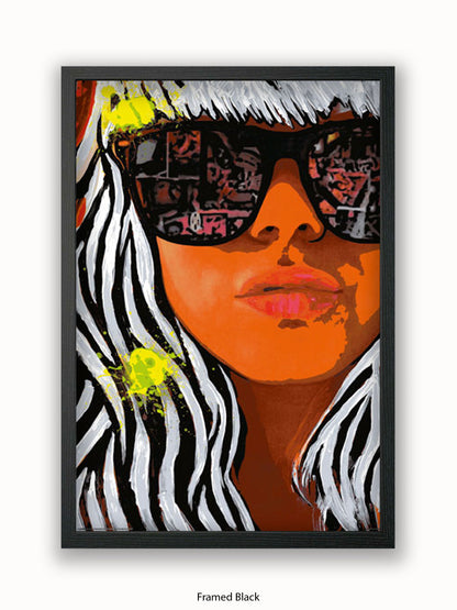 Frank E Hollywood Gaga Poster