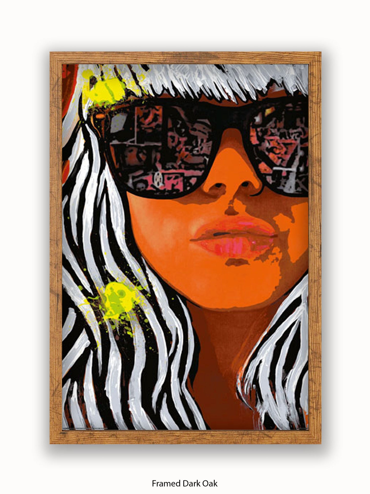 Frank E Hollywood Gaga Poster