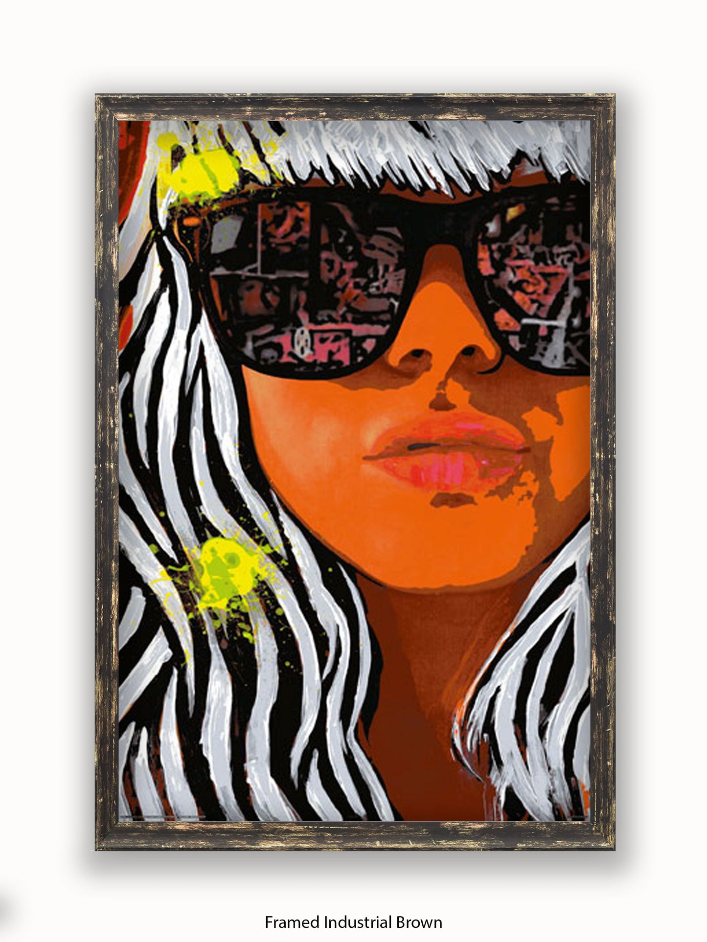 Frank E Hollywood Gaga Poster