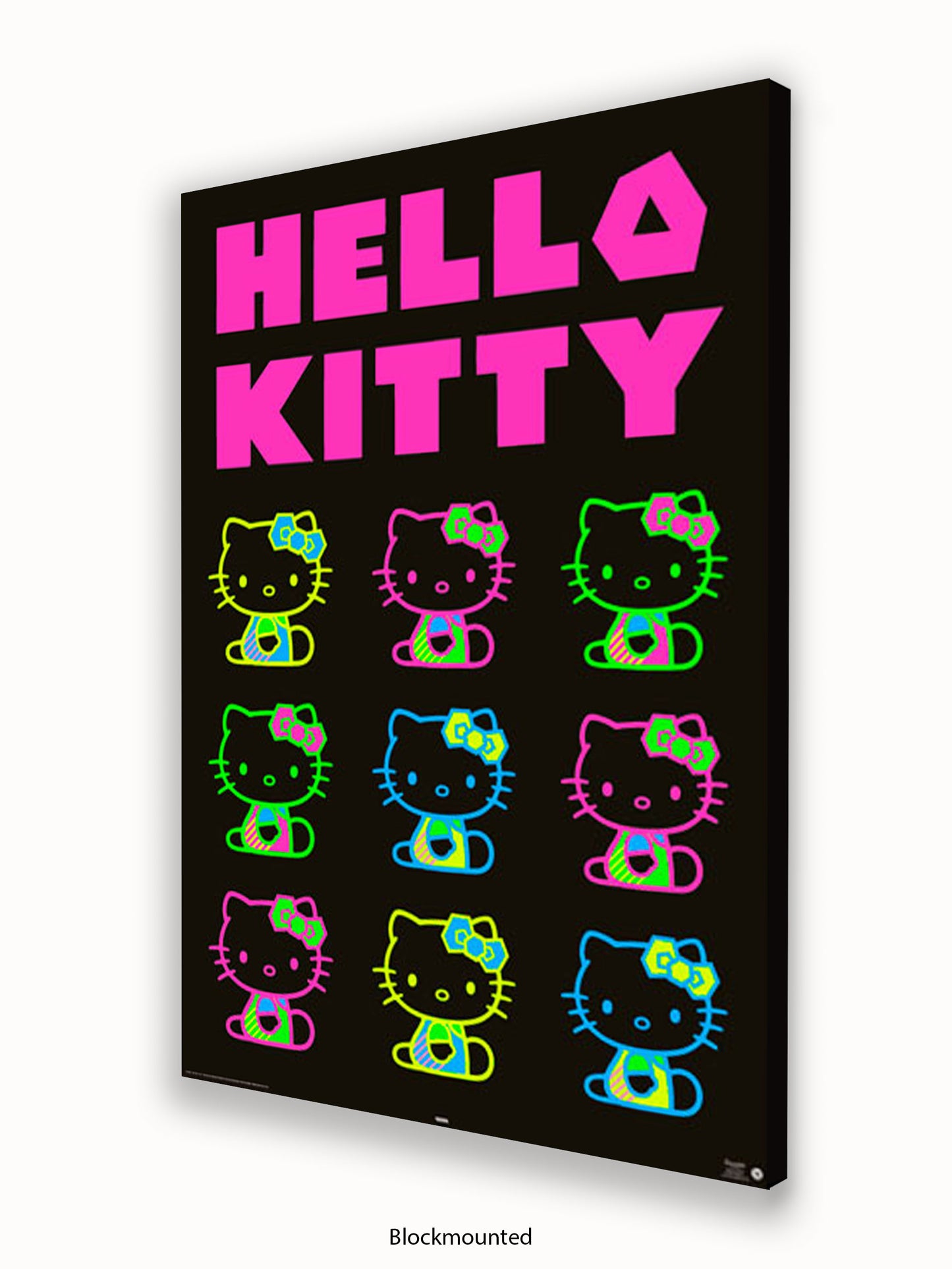 Hello Kitty Neon Poster
