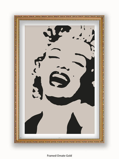 Marilyn  Monroe  Stencil Poster