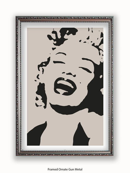 Marilyn  Monroe  Stencil Poster (Copy)