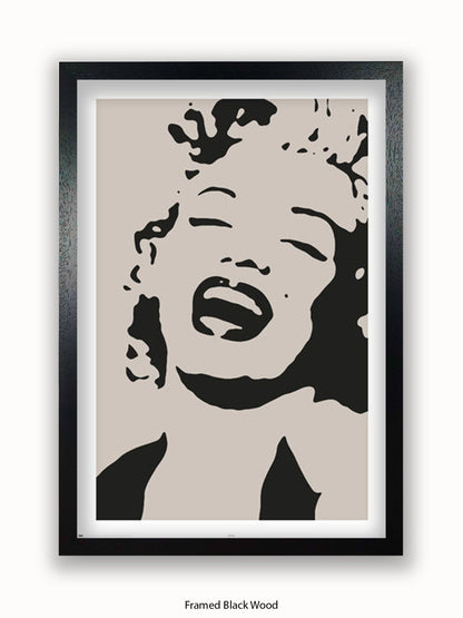 Marilyn  Monroe  Stencil Poster