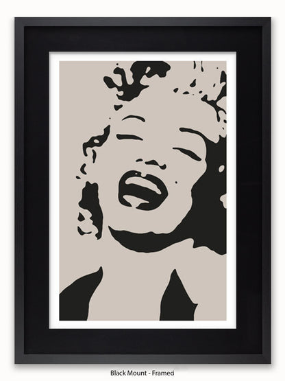 Marilyn  Monroe  Stencil Poster