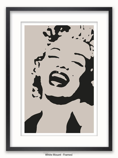 Marilyn  Monroe  Stencil Poster