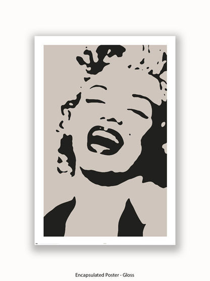 Marilyn  Monroe  Stencil Poster