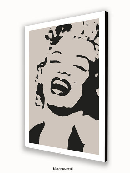 Marilyn  Monroe  Stencil Poster (Copy)