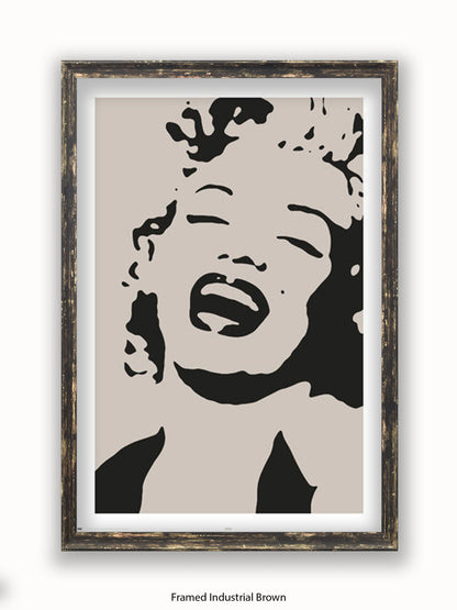 Marilyn  Monroe  Stencil Poster
